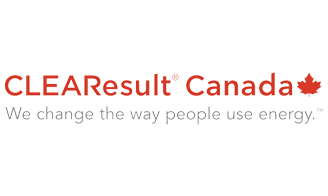 Clearesult Canada logo. We change the way people use energy tagline.