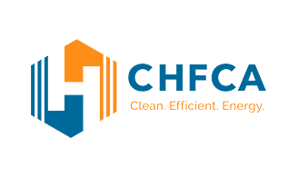 C.H.F.C.A. logo. Clean. Efficient. Energy. tagline.